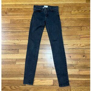 Current Elliott The Jean Legging In Matte Black Women's Size 0-27 Mid Rise